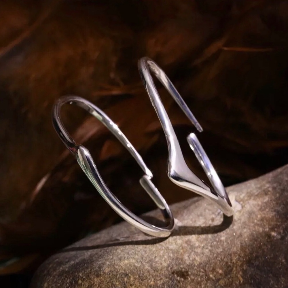 💝💖925 Sterling Silver Heart Earring💝💖 - Picture 2 of 6